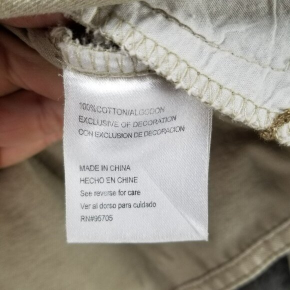 Nori Jacket Womens Medium Tan 100% Cotton Long Sleeve Two Button Blazer - Picture 4 of 12